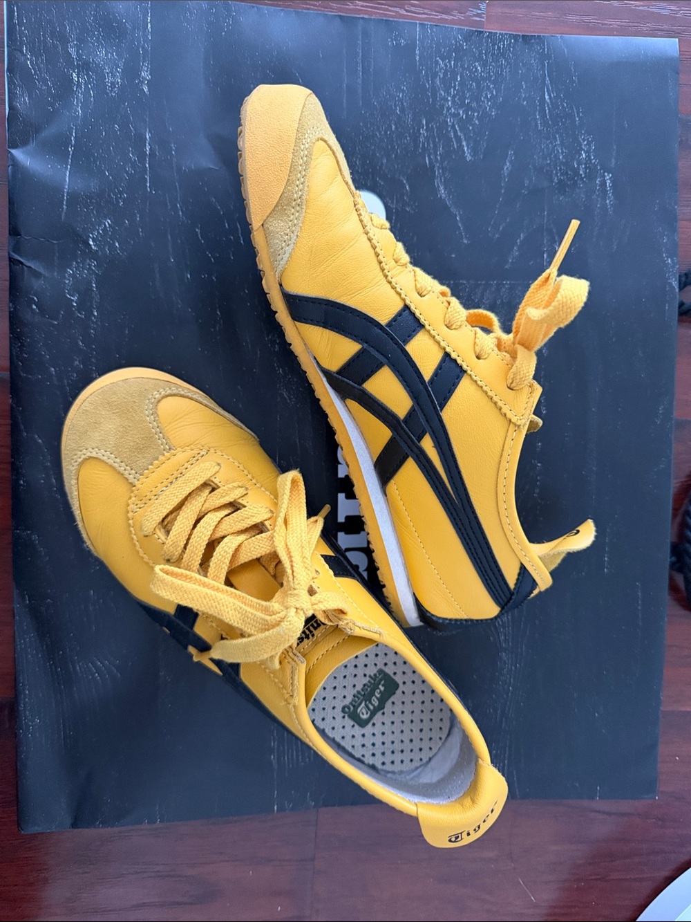 Onitsuka Tiger by Asics Yellow Low-Top Sneakers